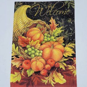 NWT Breeze Art "Bountiful Blessings" by Elena Vladykina Garden Flag ~ 12.5" x 18